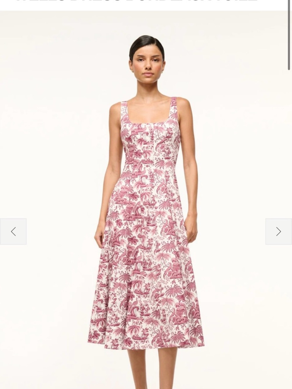 Staud Wells toile midi dress